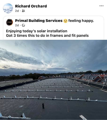 Primal Building Services Ltd — Customer photo
