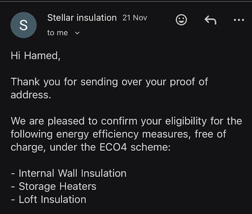 Stellar Energy UK Ltd — Customer photo
