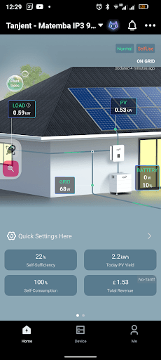 Tanjent Energy — Customer photo